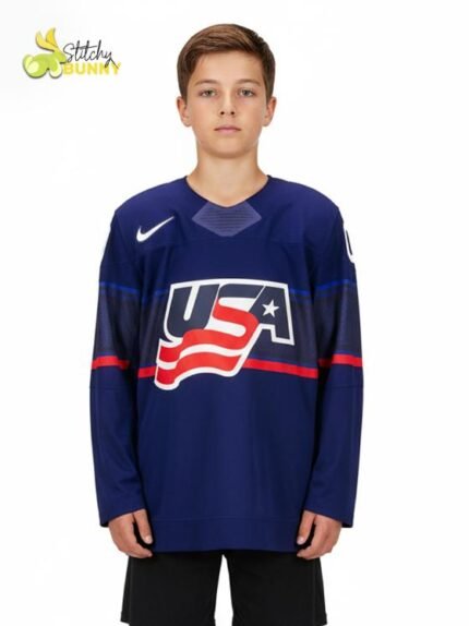Stitchy Bunny USA 2026 Away Custom Hockey Jersey – Personalized Edition